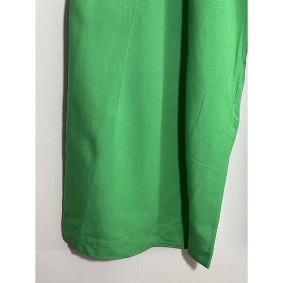 FARM RIO Pants Womens Medium Bright Green Tailored Pleated Wide Leg New Colorful - Picture 4 of 16